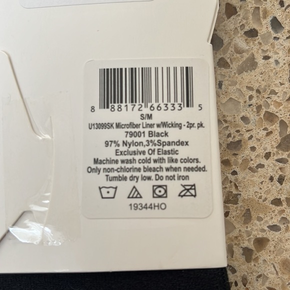 Hue ladies 2 pair sock liner bundle - Picture 6 of 7